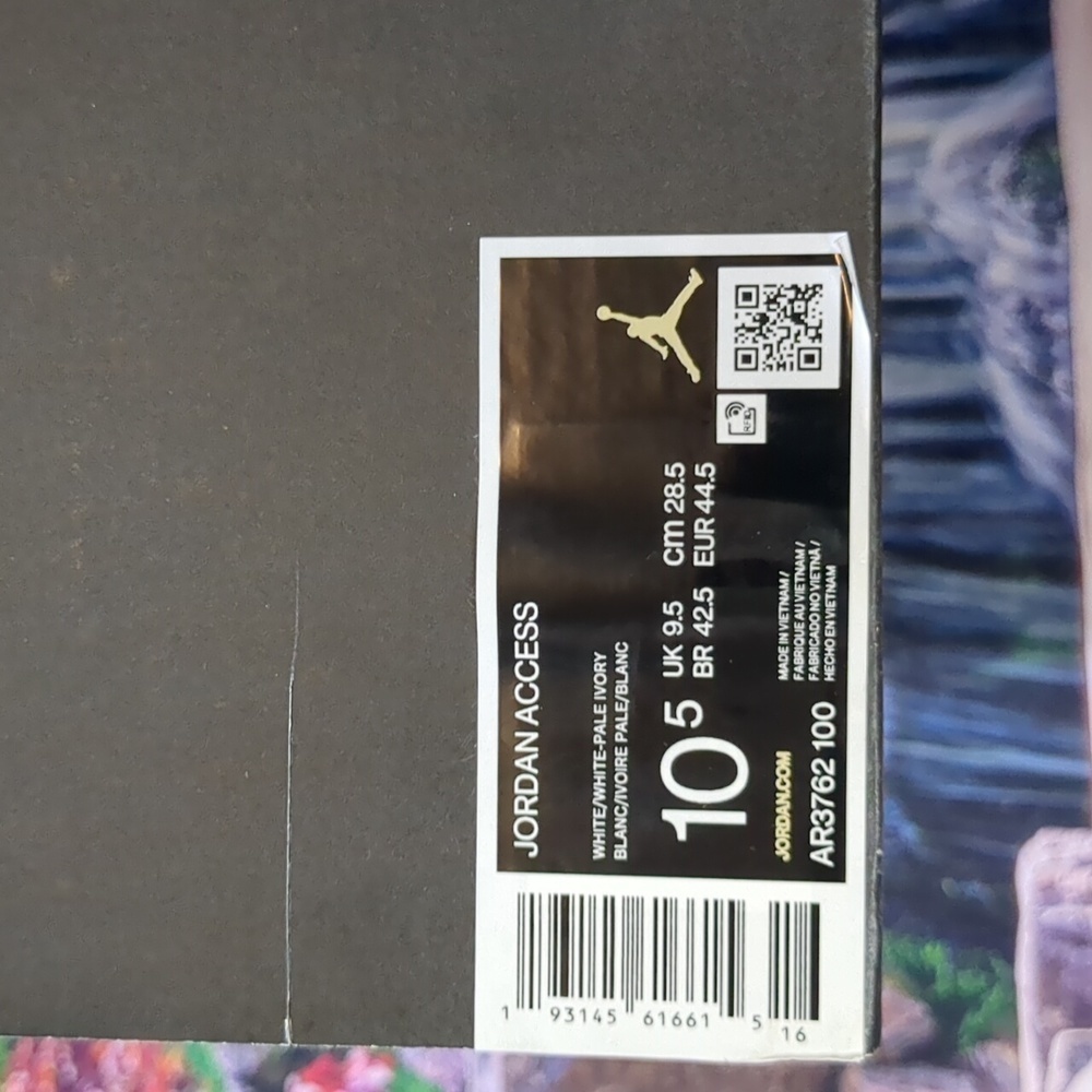 JORDAN Jumpman access white high tops size 10.5 - Picture 8 of 9